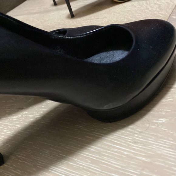 ROCKPORT ADIPRENE BY ADIDAS PLATFORM HEELS BLACK SIZE 6.5 new - Picture 6 of 10